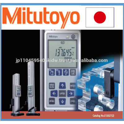 Smooth movement over a suface plate and Best-in-class accuracy pin gauge Mitutoyo height gauge with multiple functions made in J